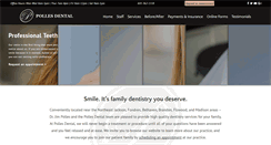 Desktop Screenshot of pollesdental.com